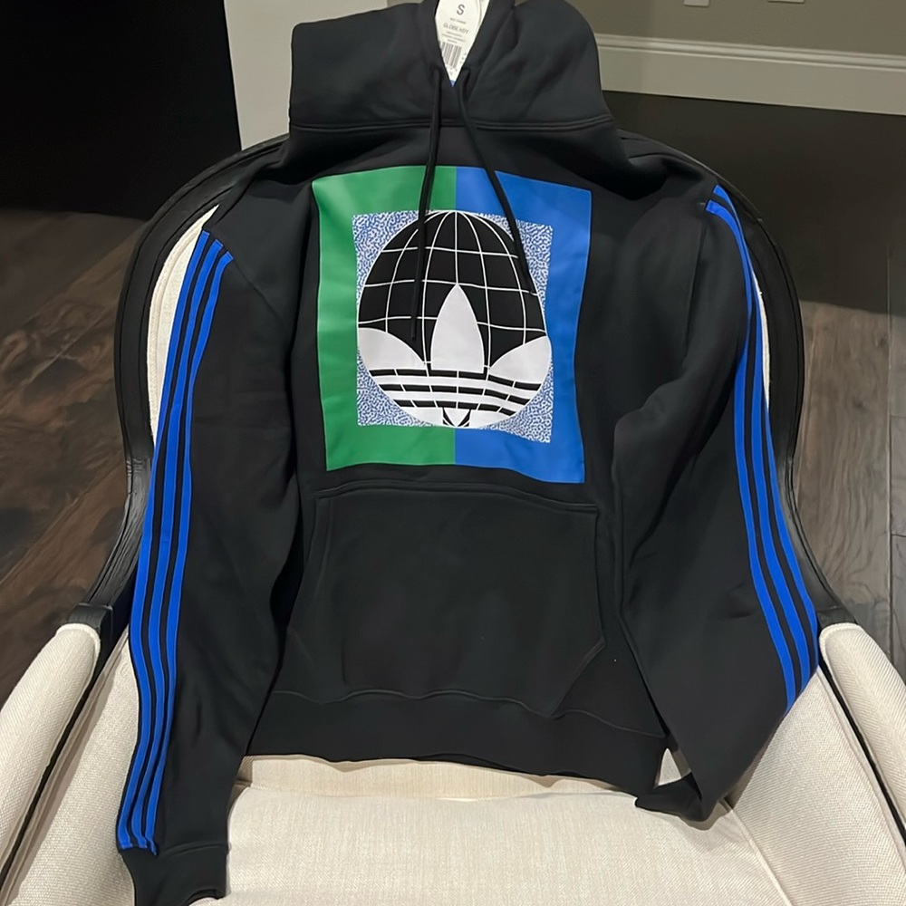 Adidas globe hoodie sweatshirt